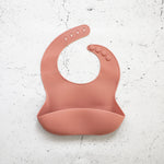 Silicone Bib Terracotta