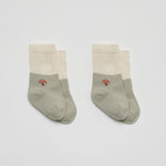 Set of 2 Socks Mushroom